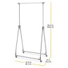 Whitmor Folding Garment Rack Gray - 4 of 4