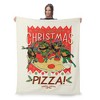 Nickelodeon Teenage Mutant Ninja Turtles Silk Touch Faux Shearling Throw Blanket - 2 of 4