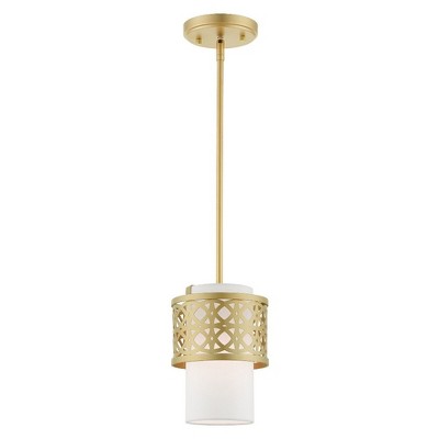 Livex Lighting Calinda 1 - Light Pendant in  Soft Gold