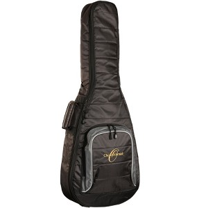 Oscar Schmidt OSGBD10 Dreadnought Acoustic Guitar Size Bag. 10mm Padding Black - 1 of 4