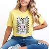 Simply Sage Market Women's Spotted Bunny With Glassess Short Sleeve Graphic Tee - 2 of 3