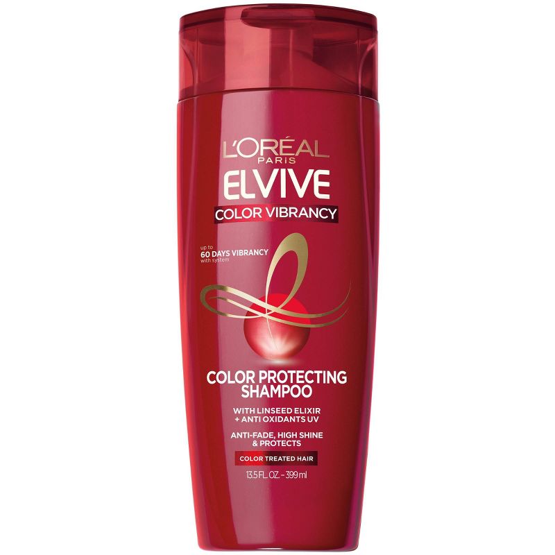 L'Oreal Paris Elvive Color Vibrancy Protecting Shampoo for Color Treated Hair, 1 of 10