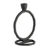 Sagebrook Home Round Ring Taper Candle Holder - Contemporary Circular Abstract Metal Candle Display for Home - 2 of 4