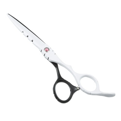 Unique Bargains Hair Cutting Barber Scissors Stainless Steel For Barber  Shop And Home Use 6.5 Black And White 1pc : Target