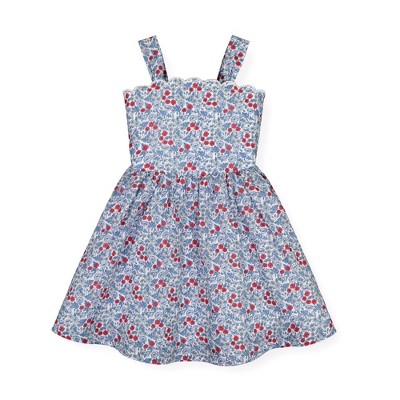 Hope & Henry Girls' Scallop Edge Summer Dress, Infant : Target
