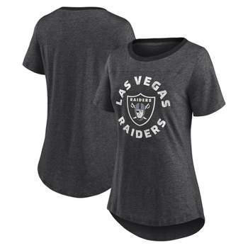 Las Vegas Raiders Women’s Short Sleeve T Shirt V-Neck Sport Tops Loose  T-shirt
