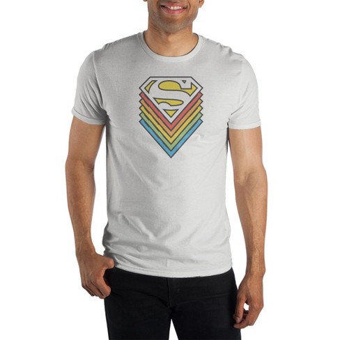 Verwaand ras Weglaten Superman Logo Comic Book Mens White Short Sleeve Shirt-3x-large : Target
