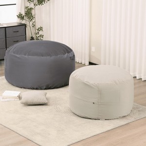 MAYEERTY Bean Bag Chair 4ft Foam Filled Soft Removable Cover Comfy for Adults Kids Living Room Bedroom Dorm - 1 of 4