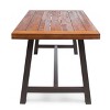 NicBex 71Inch Rectangle Dining Table for 6 to 8,Modern Kitchen Table with Brown Tabeltop and Metal Legs - 4 of 4