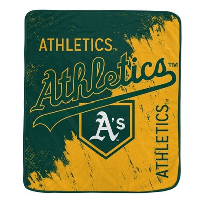 MLB Oakland Athletics Painted Plate Ultra Soft Blanket