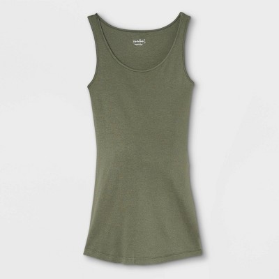 Maternity Tank Top - Isabel Maternity By Ingrid & Isabel™ Olive S : Target