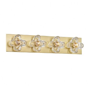 Mitzi Shea 4 - Light Vanity in  Aged Brass - 1 of 1