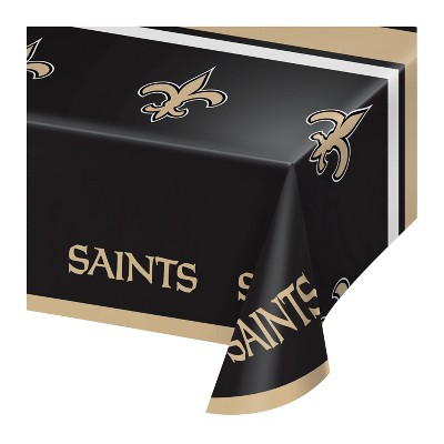 New Orleans Saints NFL Hand Made Fabric 15"x6.5" Wine/Gift Bag Cover  NEW