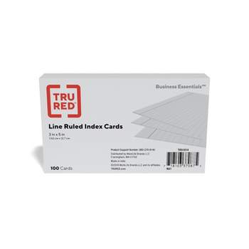 Black Index Card Holder, 4 x 6, Pack of 6