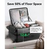 LUGGEX Checked Large 28 Inch Luggage with Spinner Wheels, Expandable PC Hard Shell Checked Suitcase, Silver Grey - 2 of 4