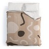 Deny Designs 3pc King Cortney Herron Abstract Confetti Comforter and Pillow Sham Set Cream: Non-Woven, Machine Washable, Year-Round - 2 of 4