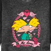 Men's - Hey Arnold! - Valentine's My Love Graphic Fleece Sweatshirt - 2 of 4