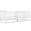CAVINAS Twin/Full Size Floor Bed,Toddler Floor Bed with Fence and Door,Montessori Floor Bed for Kids,Girls,Boys - 4 of 4