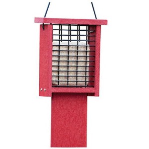 Woodlink Going Green Wild Bird 1 lb Plastic/Wire Tail-prop Suet Feeder 2 ports - 1 of 1