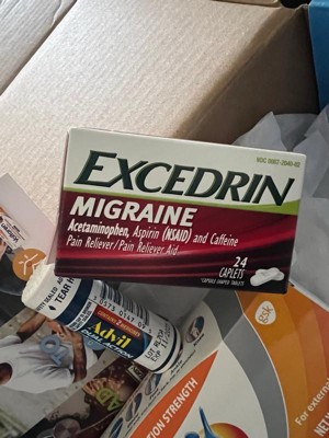 Excedrin Tension Head Ache Pain Reliever Caplets - Acetaminophen - 100ct :  Target