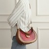 MKF Collection Jain Women’s Luxe Croc-Embossed Half Moon Shoulder Bag by Mia K - 4 of 4