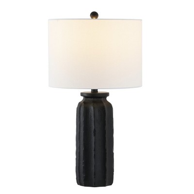 Candri 26" Ancient Inspirations Matte Black Table Lamp