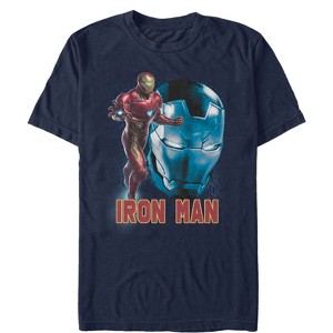 Men's Marvel Avengers: Endgame Iron Man Helmet T-Shirt - 1 of 4