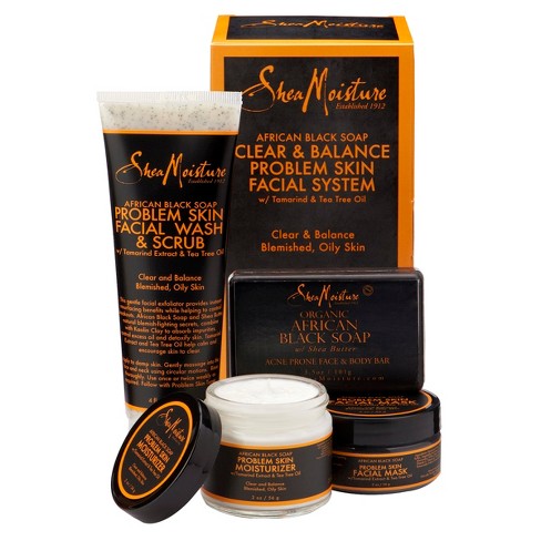 soap african facial acne care kit sheamoisture target skin shea moisture oily treatment clarifying moisturizer mask