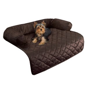 Pet Adobe Furniture Protector Pet Cover With Bolster - 30" x 30.5", Brown - 1 of 4