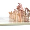 Slickblue Luxurious Soapstone Chess Set – Inlaid Board with Unique Carved Game Pieces - image 4 of 4