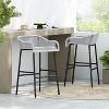 Christopher Knight Home Cole Contemporary Patio Woven Rope Barstool (Set of 2) - 2 of 4