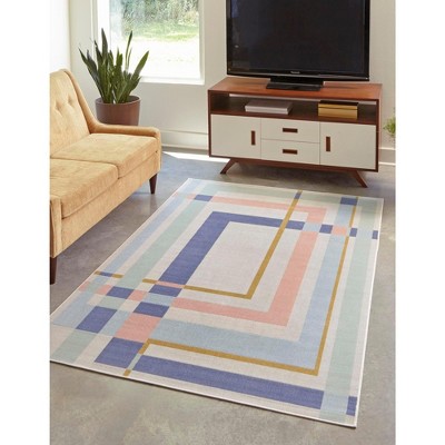 Unique Loom  Lotus Celestial Area Rug