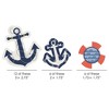 Big Dot of Happiness Ahoy Nautical - DIY Shaped Baby Shower or Birthday Party Cut-Outs - 24 Count - 2 of 4