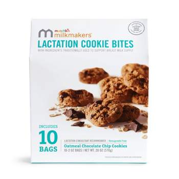 Munchkin Milkmakers Lactation Cookie Bites Oatmeal Chocolate Chip