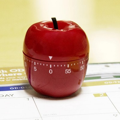 Red Apple-Shaped All-Purpose Timer Pack of 3
