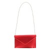 CTM Women's Glossy Metallic Envelope Wristlet Clutch Handbag - 2 of 4