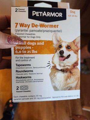 Petarmor 7 way dewormer sale for puppies and small dogs