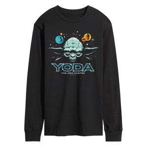 Men's - Star Wars - Yoda Jedi Master Long Sleeve Graphic T-Shirt - 1 of 3