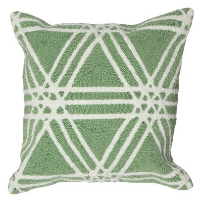 Liora Manne Frontporch Geometric Indoor/Outdoor Pillow..