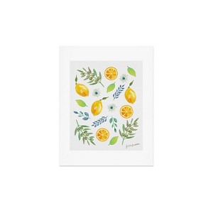Julia Madoka Watercolor Lemons and Olives Art Print - Society6 - 1 of 2
