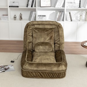Kumasinova Bean Bag Chairs for Adults,Floor Sofa with Adjustable Back & Pillows,Human Dog Bed for Bedroom,Living Room Furniture - 1 of 4
