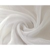 Ramallah Lonnie Grommet Curtain Panel - 54x90", White - image 4 of 4