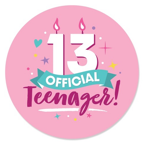 13th Birthday Party Decoration for Girl, Purple 13th Birthday Party  Supplies, Official Teenager 13th Birthday Decor for Teen Girls 13 Year Old Birthday  Party Supplies 