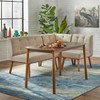 4pc Playmate Living and Dining Room Set Beige - Buylateral: Versatile Upholstered Furniture, Rubberwood Frame - 2 of 4