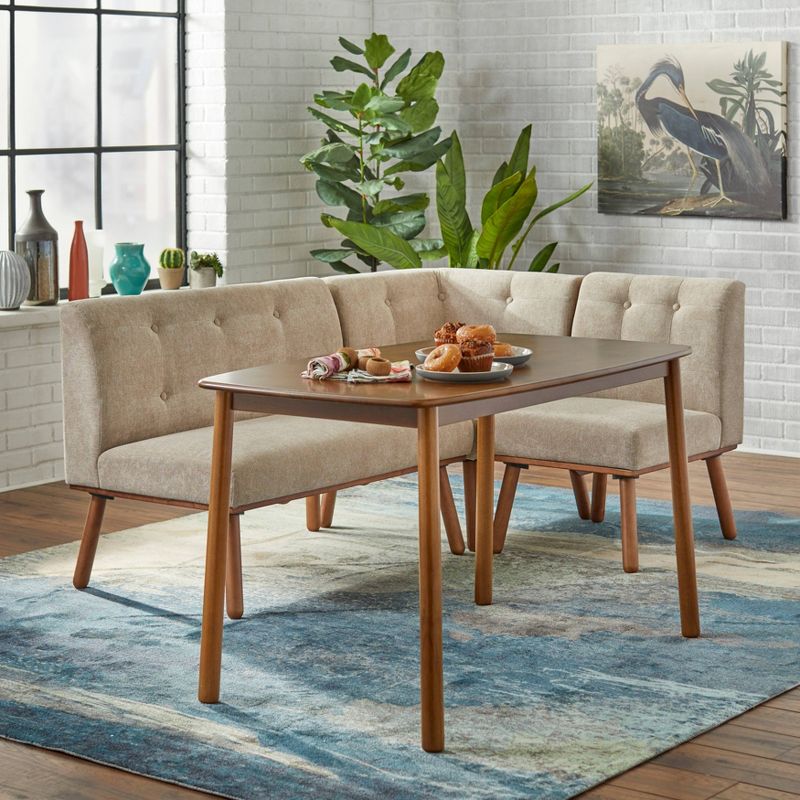 4pc Playmate Living and Dining Room Set Beige - Buylateral, 3 of 7