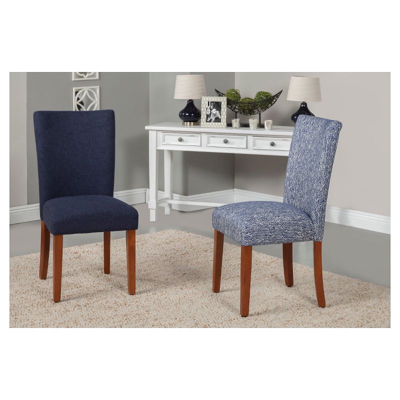 Set of 2 Parsons Pattern Dining Chair Wood - HomePop, 6 of 11