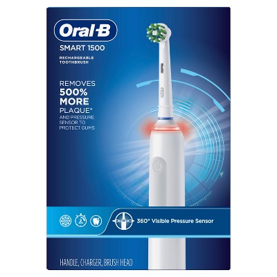 Oral-b 1500 Crossaction Electric Power Rechargeable Battery Toothbrush  Powered By Braun : Target