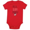 NCAA Georgia Bulldogs Infant Toddler Boys' 3pk Bodysuit - 3-6M - 3 of 4