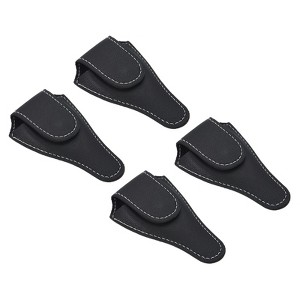 Unique Bargains PU Leather Nail Scissor Protective Cover Small Pointed Nipper Scissor Sheaths 4.5"x2.6" - 1 of 4