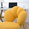 LOVMOR 360°Swivel Height Adjustable,Swivel Chair,Teddy fabric,home office chair - 4 of 4